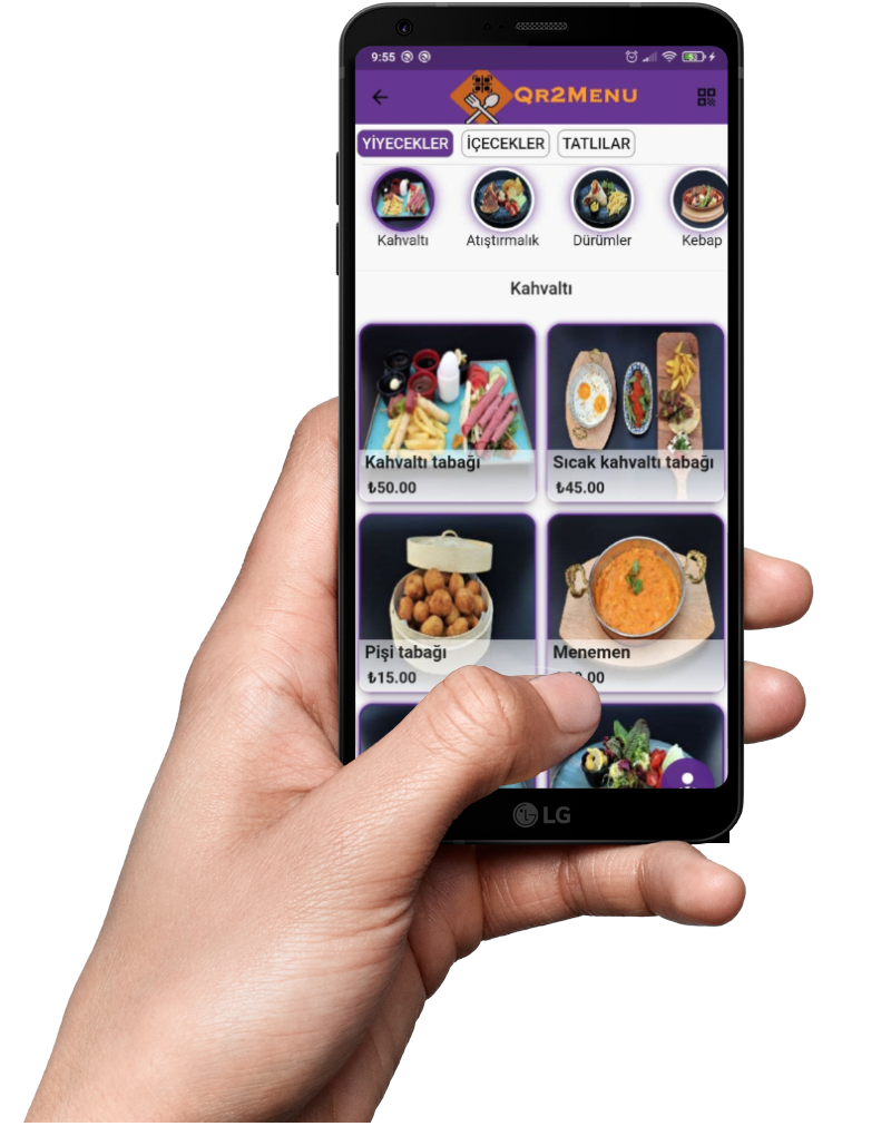 QR2Menu Mobile App