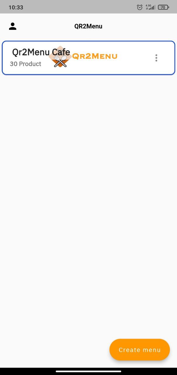 QR2Menu Additional Features